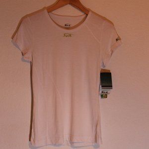 Iguana Skinz short sleeve crew neck white top - M